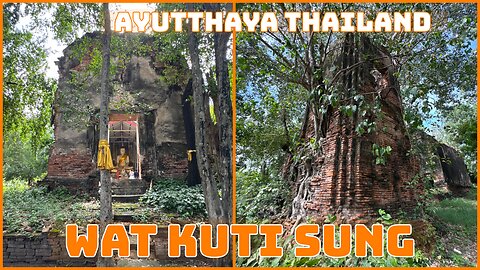 Wat Kuti Sung วัดกุฏิสูง - Unseen Temple Tour - Ayutthaya Thailand 2025