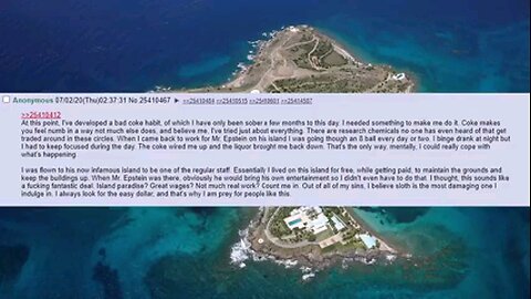 Security Guard Shares His Experiences Working For Epstein-4chan