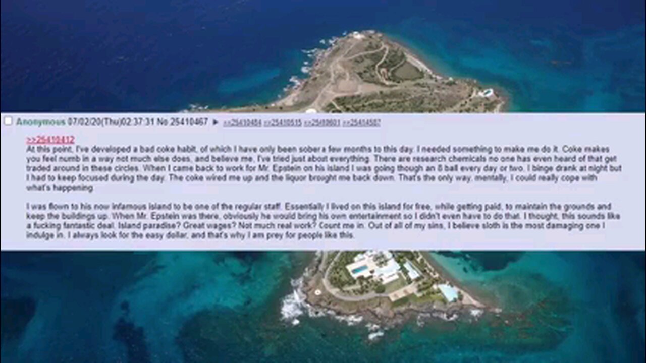 Security Guard Shares His Experiences Working For Epstein-4chan