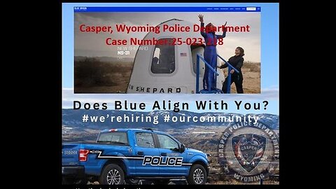 LISTEN! CONGRESSIONAL PETITIONER JESSIE CZEBOTAR REPORTS SECRET NAZI BASE TO CASPER, WYOMING POLICE