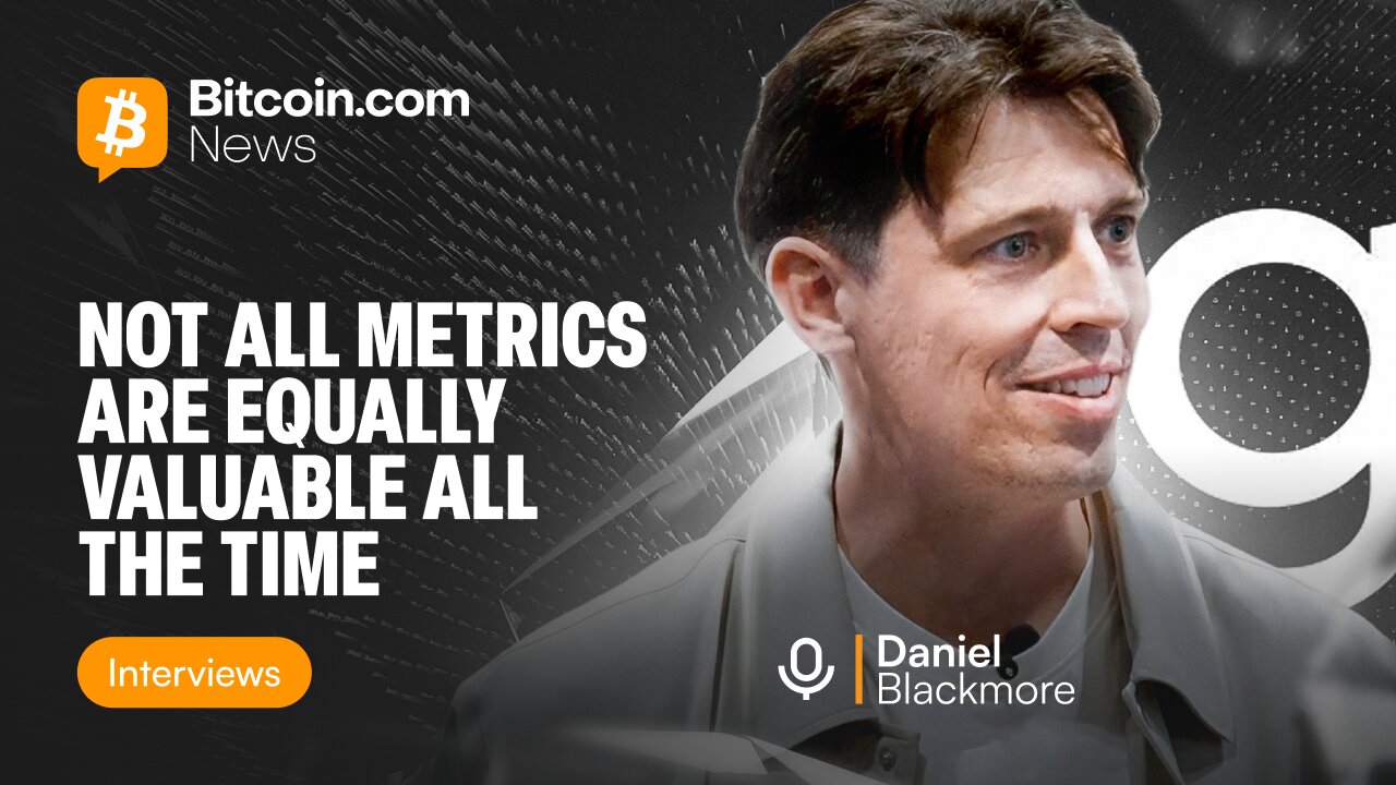 “Not all metrics are equally valuable all the time,” says Glassnode’s Dan Blackmore.