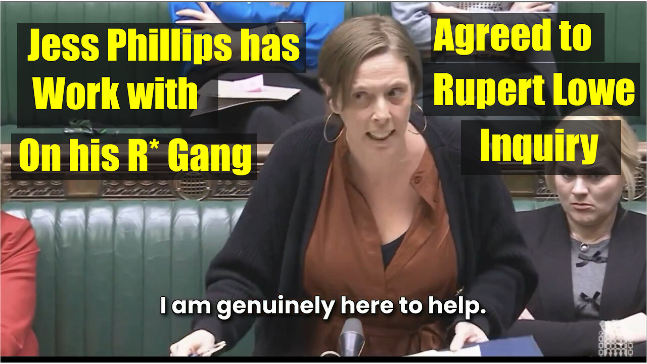 Jess Phillips MP agrees to work with Rupert Lowe MP on Rape gang Inquiry 28 April 2025