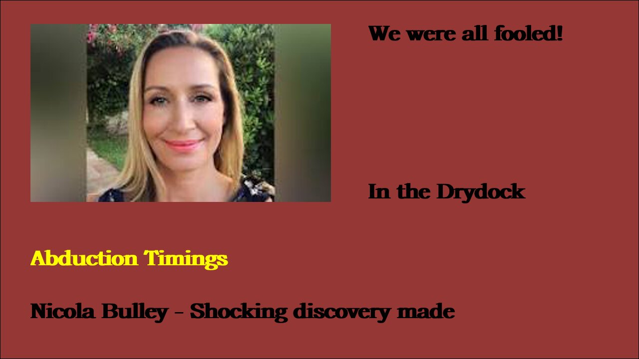 Nicola Bulley - Abduction Timings