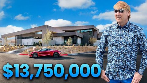 TOURING A $13,750,000 LAS VEGAS MEGA MANSION WITH SPECTACULAR VIEWS OF THE STRIP!