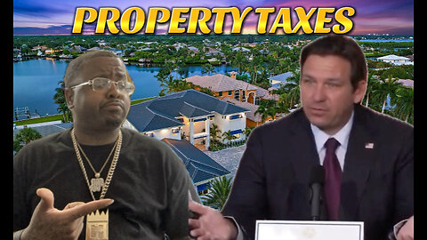 Republican Governor Ron Desantis advocates to cut property taxes in Florida