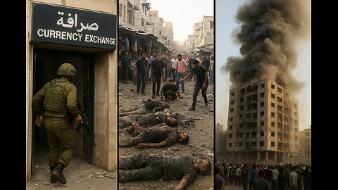 Israel Raids Ramallah, Strikes Gaza Market & Nasser Hospital, Dozens Killed 