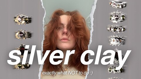 what not to do with silver clay - chaotic anti-tutorial