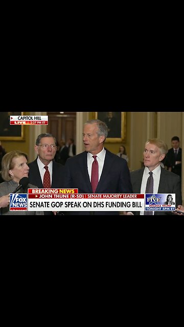 John Thune: SAVE Act to Require Photo ID and Proof of Citizenship to Vote