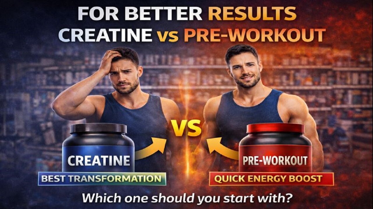 Creatine vs Pre-Workout: Which One Beginners Should Start With?