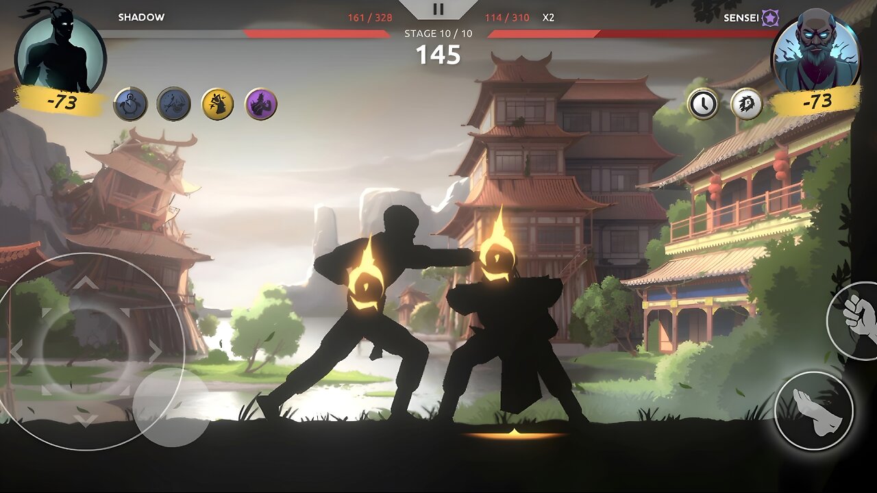 🎮 SHADOW VS SENSAI FIGHT 👊🏼 2025 NEW FIGHTER GAME 🎯 #fightgame #offline #newgame