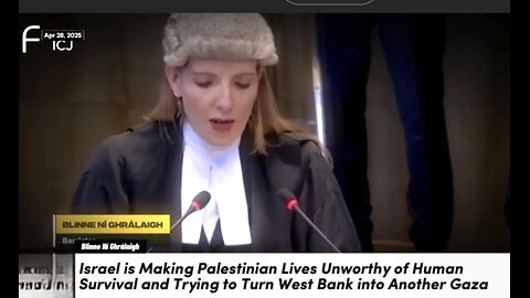 Blinne Ní Ghrálaigh Exposes Israel Genocide in Gaza at International Court of Justice