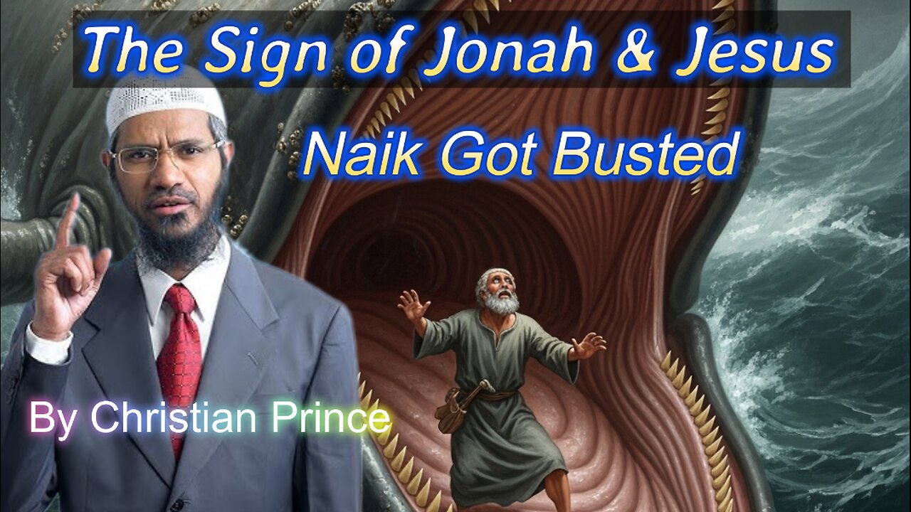 Christian Prince busting ZakIr Naik the Sign of Jonah