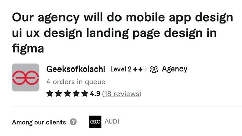 Our agency will do mobile app design ui ux design landing page design in figma