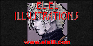 Drawing Cloud from Final Fantasy 7 in Pastel