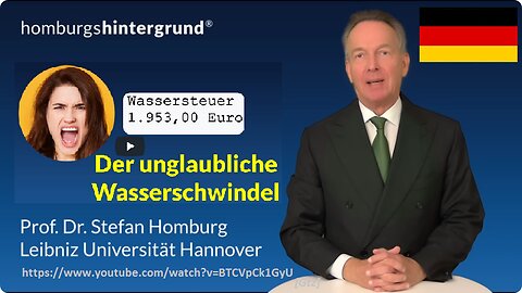 🇩🇪 Deutschland geht das Wasser aus - Prof. Homburg 27.o8.2025 Stefan Homburg