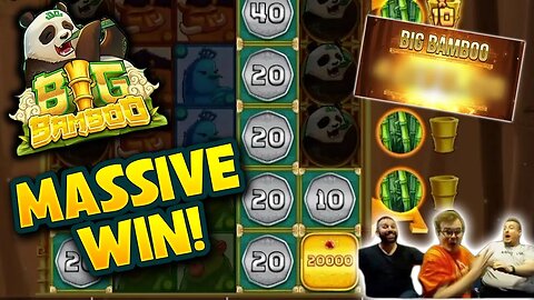 20,000X WIN ON BIG BAMBOO!