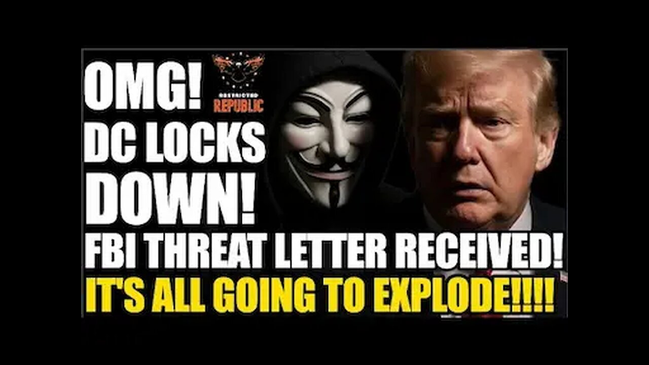 OMG! D.C. LOCKS DOWN, FBI THREAT LETTER RECEIVED! IT'S ALL ABOUT TO EXPLODE!