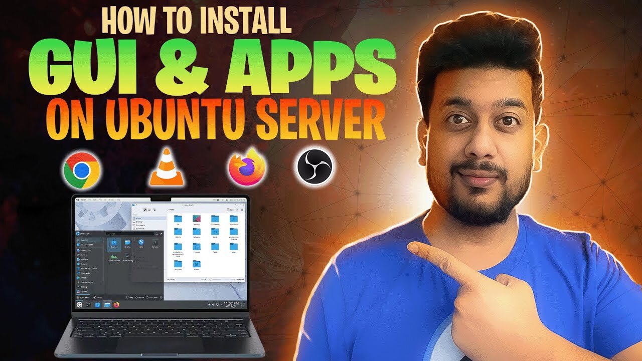 Step-by-Step GUI Installation on Ubuntu Server 24.04 with Apps