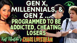 Gen X, Millennials, & Gen Z Programmed to be Addicted, Cheating, Losers