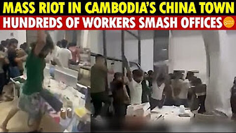 Pakistani/Bangladeshi "workers" smash office.