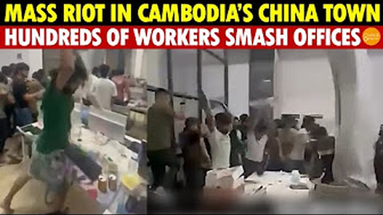 Pakistani/Bangladeshi "workers" smash office.