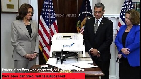 Potential staffers who operated Joe Biden's autopen have been identified, will be subpoenaed