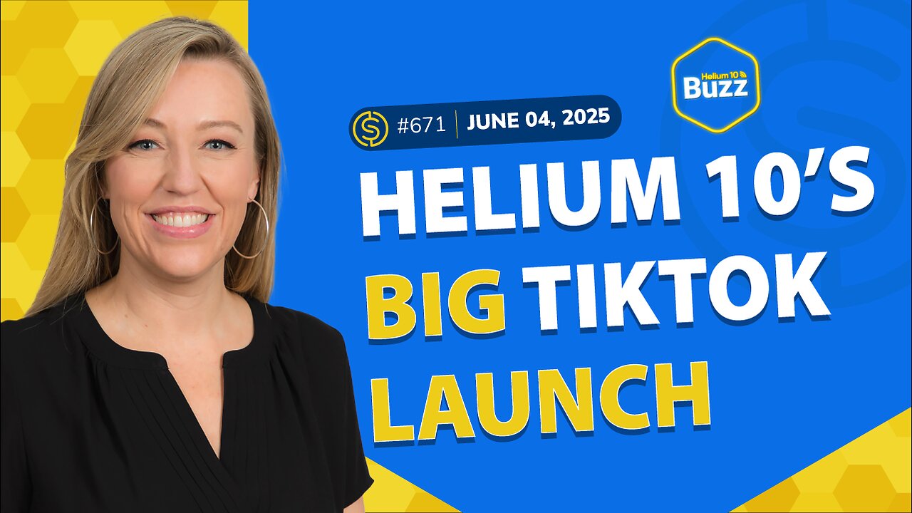 #671 – Helium 10’s Big TikTok Launch | TikTok Boosts Book Sales | Prime Day Prep |Weekly Buzz 6/4/25