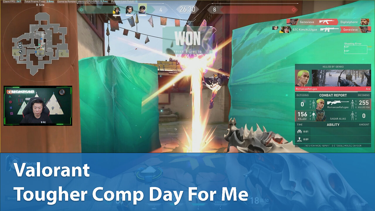 Tougher Comp Day For Me | Competitive 1W-3L | Valorant