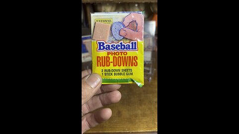 1985 #Topps Baseball rub down #baseballcards #junkwax #packopening