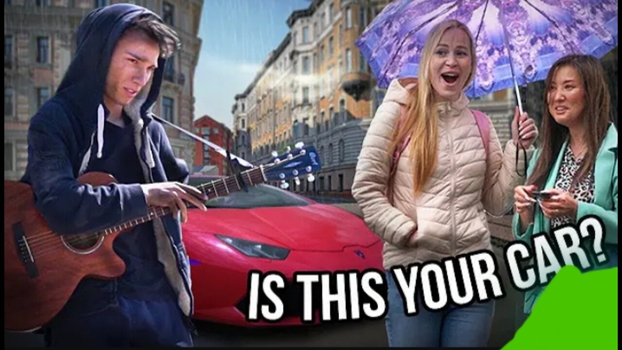 Picking up uber riders in a lamborhini