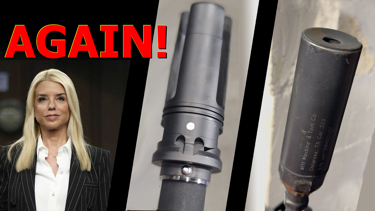DOJ & ATF Go After Pin & Welds & Suppressors...AGAIN