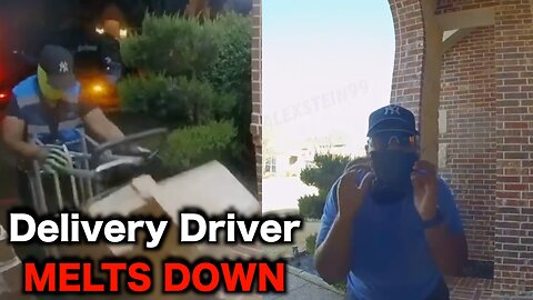 Delivery Driver RAGES At Homeowner