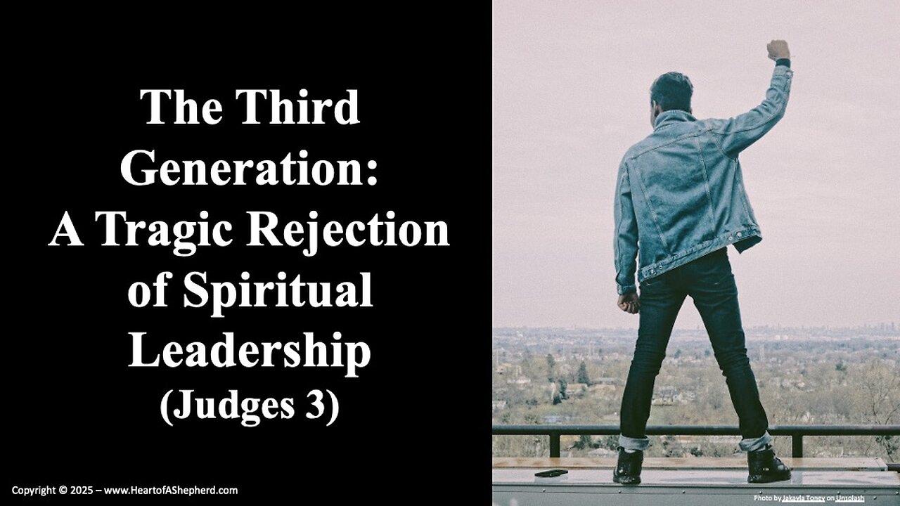 The Third Generation: A Tragic Rejection of Spiritual Leadership (Judges 3) A daily Bible study.