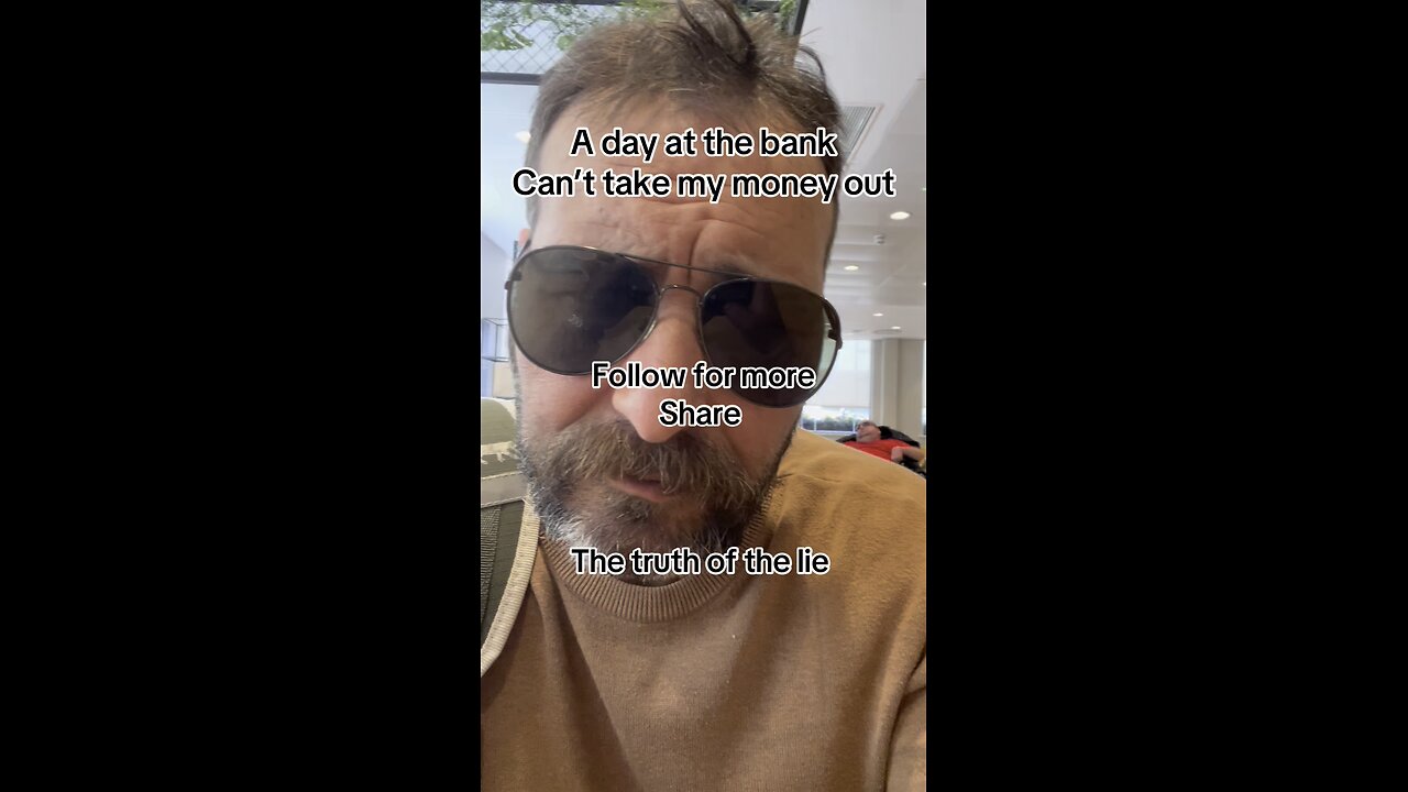 Can’t get my money out the bank