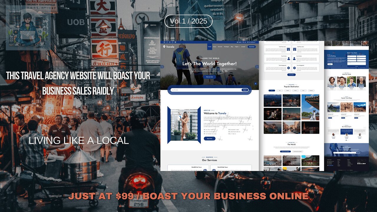 🚀 Build a Modern Travel Agency Website for ONLY $99! (Watch Before Price Increases!) 🌍