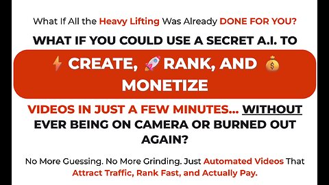 VidFortune AI Overview: AI Makes Faceless Videos, RANKS Them in High-CPM Niches, &Helps You MONETIZE