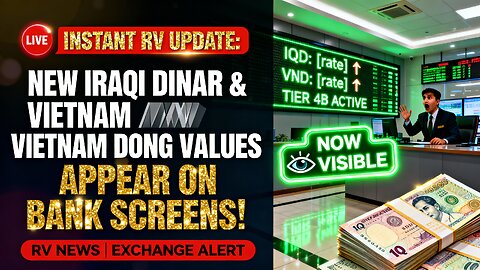 Instant RV Update New Iraqi Dinar & Vietnam Dong Values Appear on Bank Screens! 🏦 💥 IQD RV News 2025