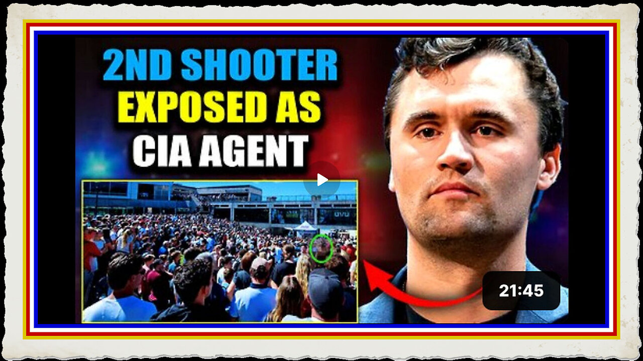 CIA Deployed Snipers to Charlie Kirk Event As Spy Plane Secretly Filmed Assassination