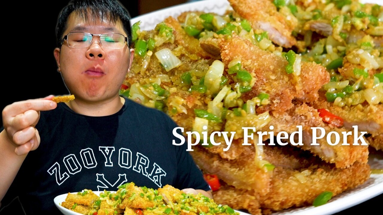 Spicy Fried Pork Chops Recipe | Cooking with Wah Jai
