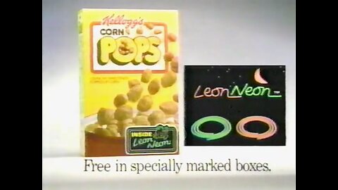 Corn Pops with Leon Neon 1986 commercial