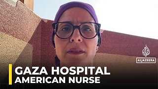 American nurse shares videos from Gaza: Elidalis Burgos volunteers at Nasser hospital