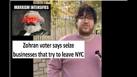 Zohran supporter says gov should take businesses from owners if they try to move