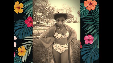 Pin Up Queen Bethiana Black Retro Pin Up Girl Late 1960’s 🎞️ Film Black Pin Up Photoshoot reveal 🫶🏽