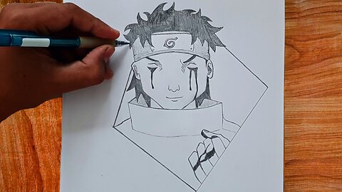 how to draw Shisui Uchiha ｜ drawing Naruto step by step