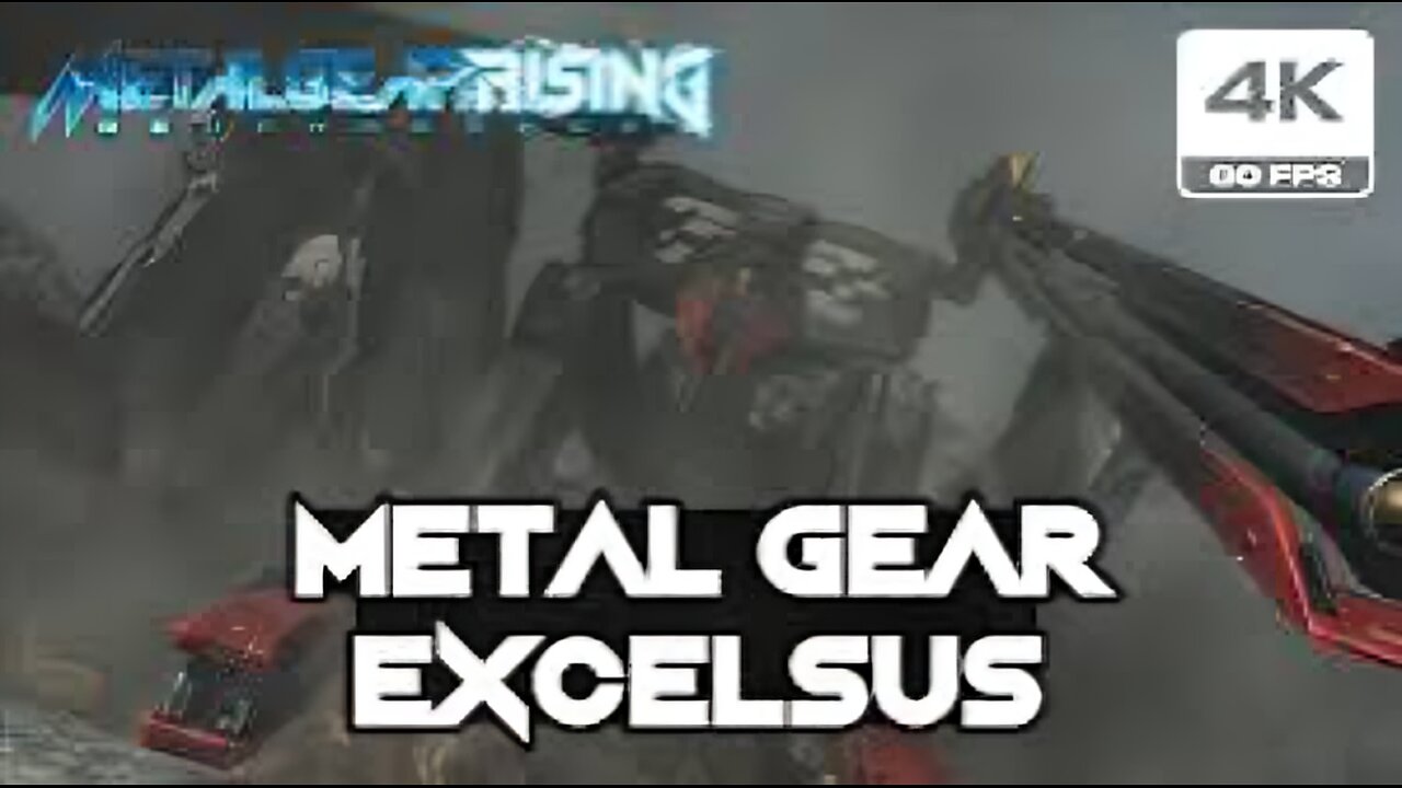 Metal Gear Rising Revengeance - Metal Gear Excelsus Boss Fight (4K 60FPS PC High Graphic Settings)