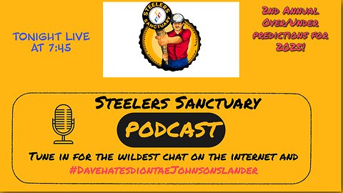 2nd Annual Steelers Sanctuary Over/Under Special