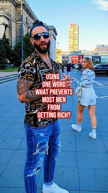 Using one word what prevents most men from getting rich? #HighValueMan #MasculineEnergy