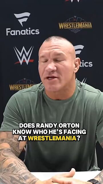 We really hope Nick Aldis has a plan for Randy Orton at #WrestleMania this weekend... 👀