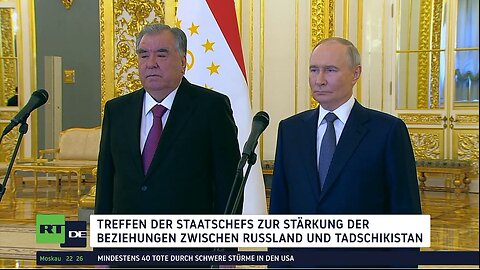 Empfang im Kreml: Russland und Tadschikistan vertiefen Beziehungen