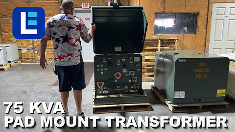 75 KVA Pad Mount Transformer - 13800Y/7968 Grounded Wye Primary, 240/120V Secondary